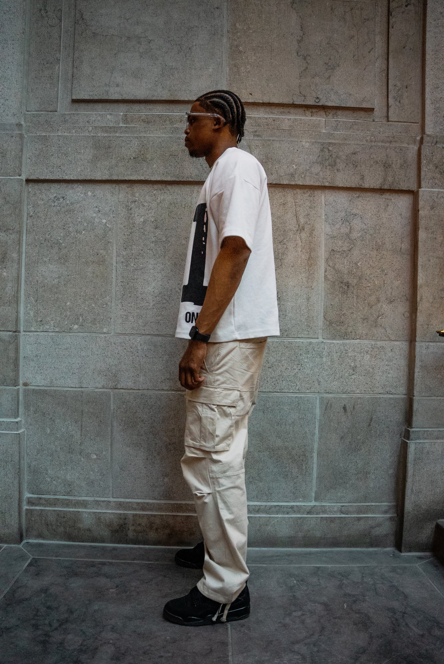 SX24 WHITE DROP TEE.